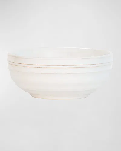 Juliska Bilbao Whitewash Cereal/ice Cream Bowl