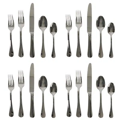Juliska Bistro 20pc Place Setting - Polished