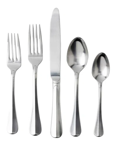 Juliska Bistro Bright Satin 5-piece Flatware Place Setting In Metallic