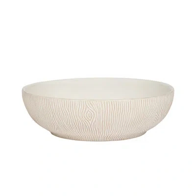 Juliska Blenheim Oak Serving Bowl In Whitewash