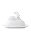 Juliska Bridget Bunny Butter Dish In Whitewash