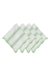 Juliska Cabana Set Of 4 Napkins In Seagrass