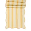 Juliska Cabana Stripe 18 X 90 Table Runner In Sunshine