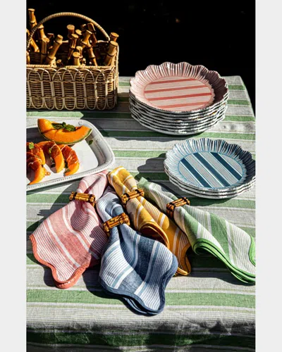 Juliska Cabana Stripe Assorted Napkins, Set Of 4