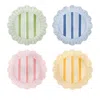 Juliska Cabana Stripe Melamine Dessert/salad Plate, Set Of 4 In Multi
