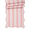 Juliska Cabana Stripe Table Runner In Pink