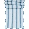 Juliska Cabana Stripe 18 X 90 Table Runner In Ocean