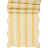 Juliska Cabana Stripe 18 X 90 Table Runner In Sunshine
