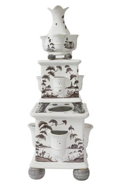 Juliska Juloska Country Estate 3-piece Tulipiere Tower Set In Flint Grey