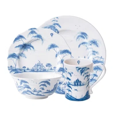 Juliska Country Estate 4 Piece Place Setting In Delft Blue