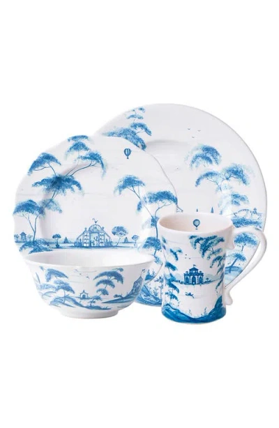 Juliska Country Estate 4-piece Dinnerware Place Setting In Blue