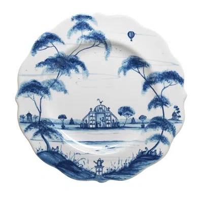 Juliska Country Estate Dessert/salad Plate In Delft Blue,white