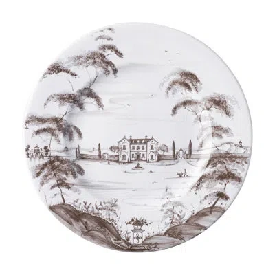Juliska Country Estate Dinner Plate In Flint Gray,white