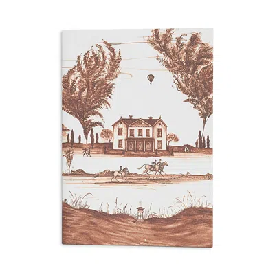 Juliska Country Estate Harvest 7 X 10 Paper Journal In Brown