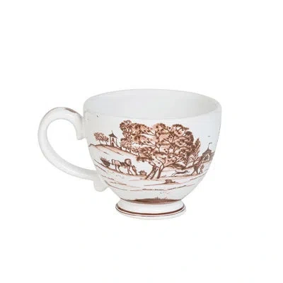 Juliska Country Estate Harvest Breakfast Cup In Sepia,white