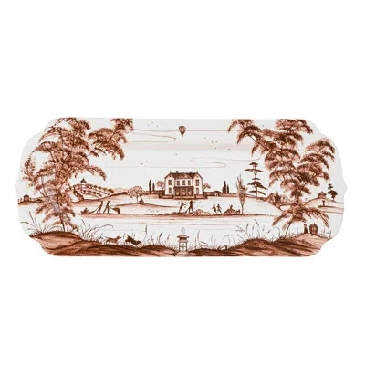 Juliska Country Estate Harvest Rectangular Hostess Tray In Brown
