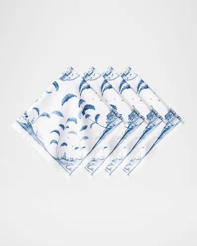 Juliska Country Estate Napkins, Delft Blue - Set Of 4