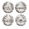 Juliska Country Estate Delft Blue Party Plates, 4-piece Set In Flint