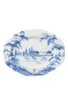 Juliska Country Estate Delft Blue Oval Platter In Delft Blue