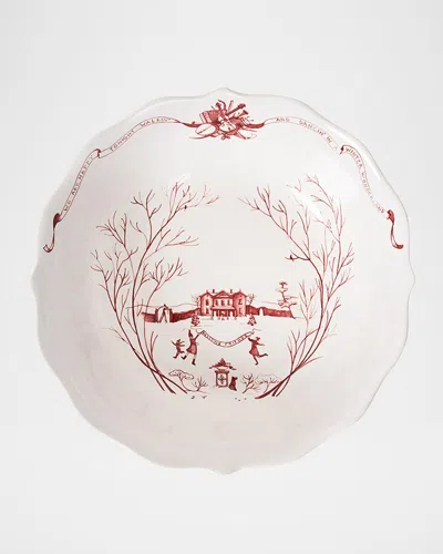 Juliska Country Estate Winter Frolic 11" Serving Bowl In Pink