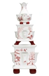 Juliska Country Estate Winter Frolic 11" Tulipiere Tower In Multi