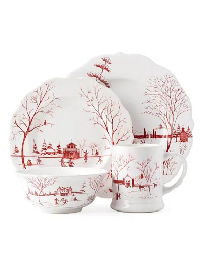 Juliska Country Estate Winter Frolic 4-piece Place Setting In White