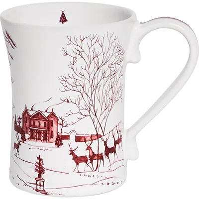 Juliska Country Estate Winter Frolic Mug In White