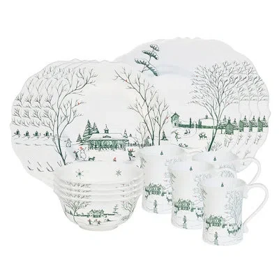 Juliska Country Estate Winter Frolic 16-piece Place Setting In Multi