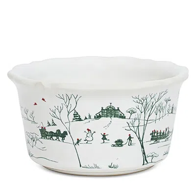 Juliska Country Estate Winter Frolic Ramekin, Set Of 4 In Green