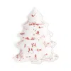Juliska Country Estate Winter Frolic Ruby Small Tree Tray In Ruby