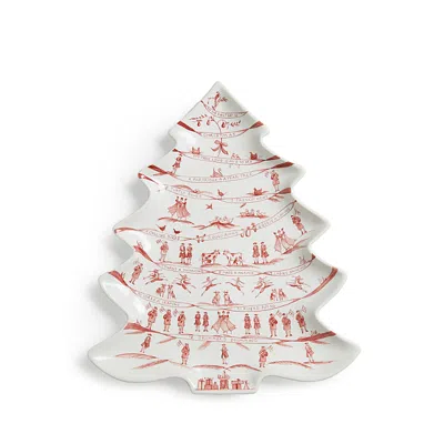 Juliska Country Estate Winter Frolic Ruby Tree Platter