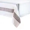 Juliska Danish Stripe Tablecloth, 60 X 120 In White