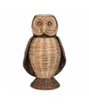 Juliska Devon Will Owl Vase In Willow