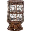 Juliska Devon Willow Large Hurricane In Brown