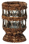 Juliska Devon Willow Medium Hurricane Vase In Brown