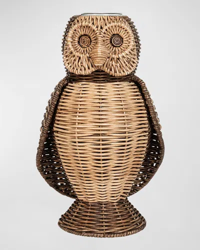 Juliska Devon Will Owl Vase In Brown