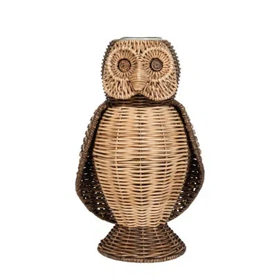 Juliska Devon Willow Owl Vase In Brown