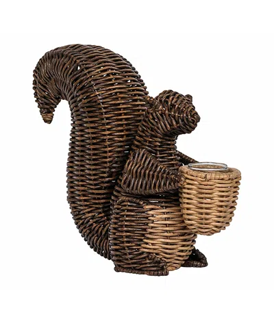 JULISKA DEVON WILLOW SQUIRREL FLAMELESS CANDLE HOLDER