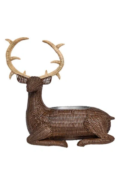 Juliska Devon Willow Stag Party Bucket In Brown