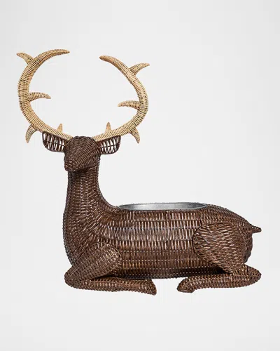 Juliska Devon Willow Stag Rattan Party Bucket