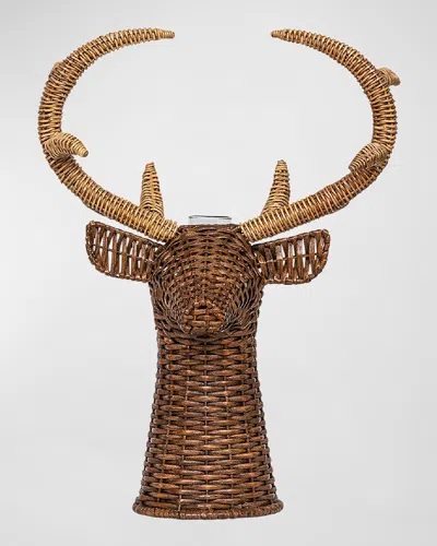 Juliska Devon Willow Stag Vase, 22" In Brown
