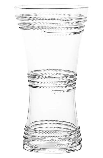 Juliska Ella Corset Glass Vase In Clear