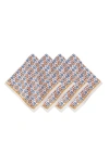 Juliska Emilie Napkins, Chambray - Set Of 4 In Chambray