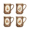 Juliska Forest Walk Animal Mug, Set Of 4