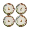 Juliska Forest Walk Cafe Au Lait Dessert/salad Plate, Assorted Set 4 In Café Au Lait
