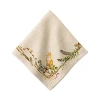 Juliska Forest Walk Cafe Au Lait Napkin With Animals In Café Au Lait