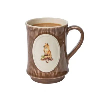 Juliska Forest Walk Fox Mug In Brown