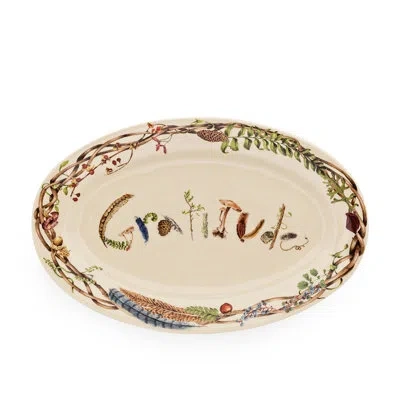Juliska Forest Walk Gratitude Platter In Beige;multi