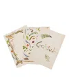 Juliska Forest Walk Journal Assorted, Set Of 3 In Cafe Au Lait