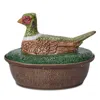 Juliska Forest Walk Pheasant Baker With Lid In Brown
